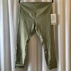Align HR Pant 25” - Rosemary Green colour.